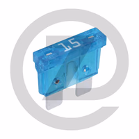 Fusibles à fiches plates, standard - 32 V max. / 15 A | bleu | VPE 50