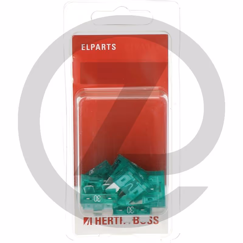 Fusibles à fiches plates, standard, avec - 32 V max. / 30 A | vert | VPE 10