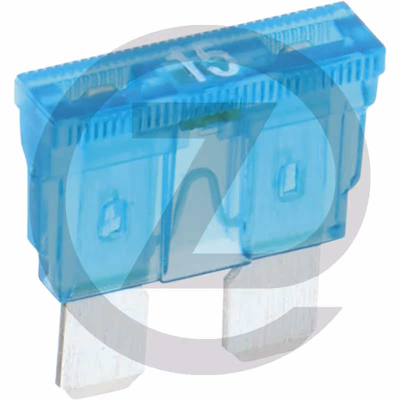 Fusibles à fiches plates, standard, avec - 32 V max. max. / 15 A | bleu | VPE 10