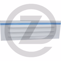 Grille d'aération - en aluminium laminé blanc