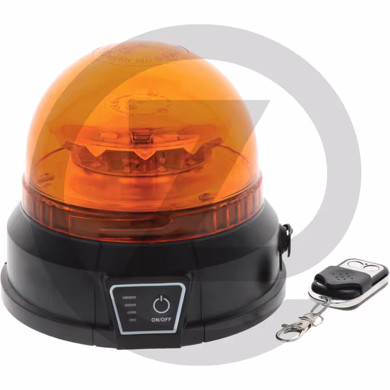 Gyrophare à LED sur batterie - avec batterie rechargeable