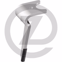 Heavy Duty Dent de herse rotative - à gauche