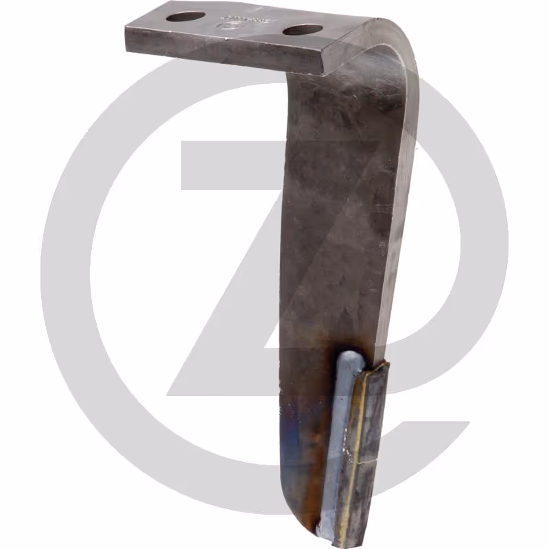 Heavy Duty Dent de herse rotative - droite - 2 plaques