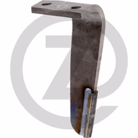 Heavy Duty Dent de herse rotative - gauche - 2 plaques