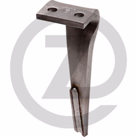 Heavy Duty Dent de herse rotative - gauche - 2 plaquettes - DL / DS / DC