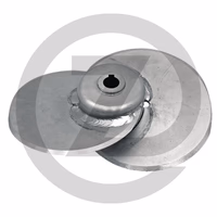 Hélice de malaxage - 5,5 kW, 2900 t/min, Ø 220 mm, galvanisée