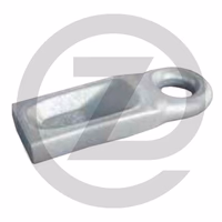 Oeillet d'attelage - fixe, modèle léger (pour le Royaume-Uni) - Ø oeillet 50 mm