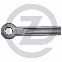 Oeillet d'attelage - profil en H - Ø oeillet 40 mm, selon DIN 74054