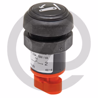 Interrupteur à bouton-poussoir - hydraulique (relevage)