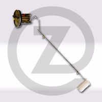 jauge de réservoir GAR-15/62 - Flotteur de réservoir de gazole réglable en hauteur de 150 à 620 mm et équipé de clips de contact pour le niveau bas de carburant et indicateur de niveau.