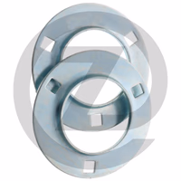 Jeu de corps de palier - 2 pièces, 3 trous