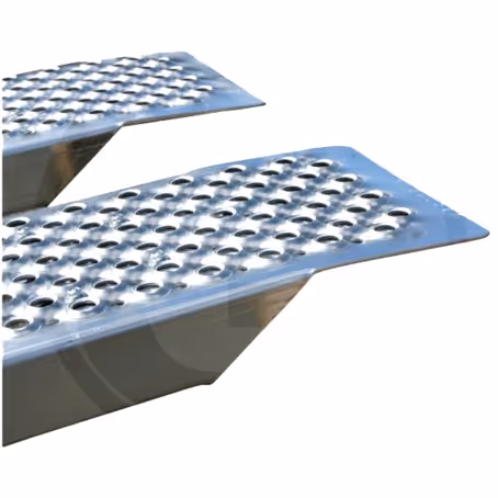 Jeu de rampes de chargement, aluminium