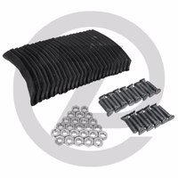 Jeu de socs, 210 mm - Contenu: - 25 x soc standard K25 (1801.10.130S) spécial - 25 x boulon M10 8.8, écrou inclus (23532 RS2977A/25)