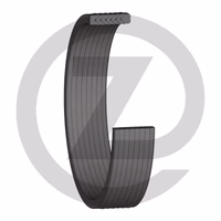 Joint chevron emboité