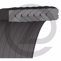 Joint chevron emboité