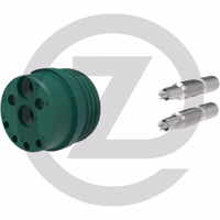 Joint d’étanchéité avec contacts PWR - contacts à sertir, pour câble de section de max. 6 mm²