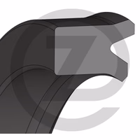 Joint de tige asymétrique en TPU - lèvre d'étanchéité principale à l'intérieur