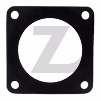 Joint en caoutchouc - 4", dimensions extérieures 150 x 150 mm, entraxe 120 x 120 mm