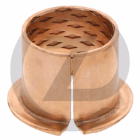 Palier lisse à collerette, en bronze