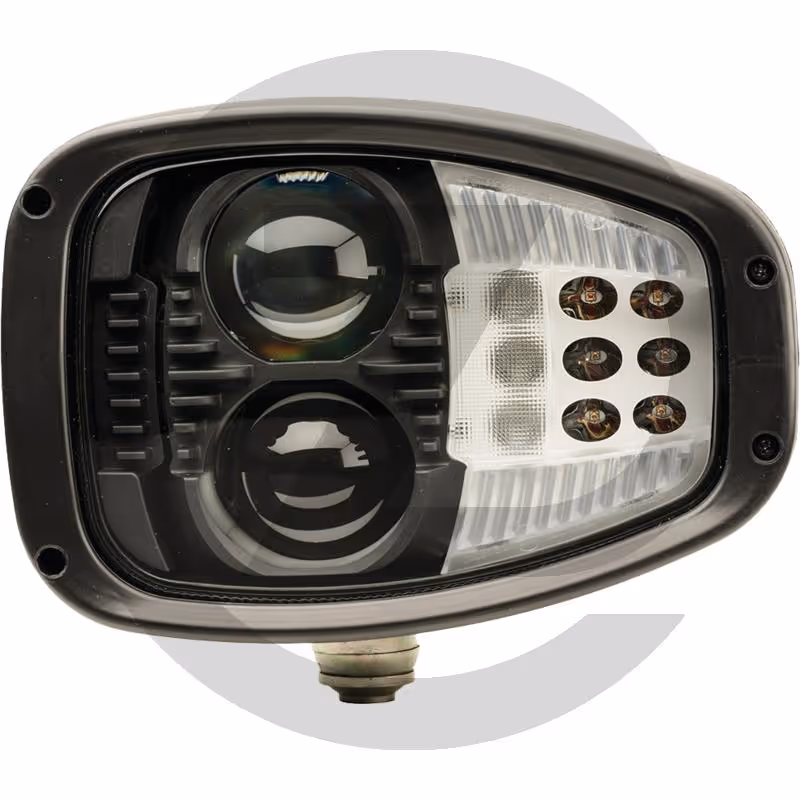 Phare LED 12V li incl. arrêt clignotant