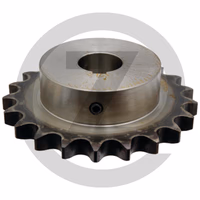 Pignon alésé avec dents renforcées