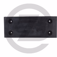 Plaque, en caoutchouc