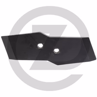 Pointe réversible - droite - boulonnerie incluse