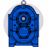 Pompe à lobes rotatifs A116-240 E, arbre
