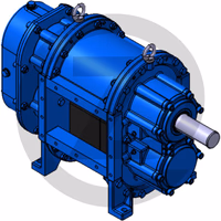Pompe à lobes rotatifs A136-210 E, arbre
