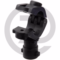 Porte-buse simple - avec attache - pour montage de tube - commander 1x vis 670V2B25F séparément