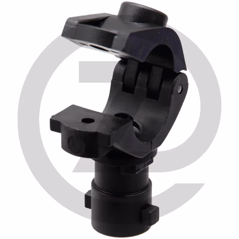 Porte-buse simple - avec attache - pour montage de tube - commander 1x vis 670V2B25F séparément