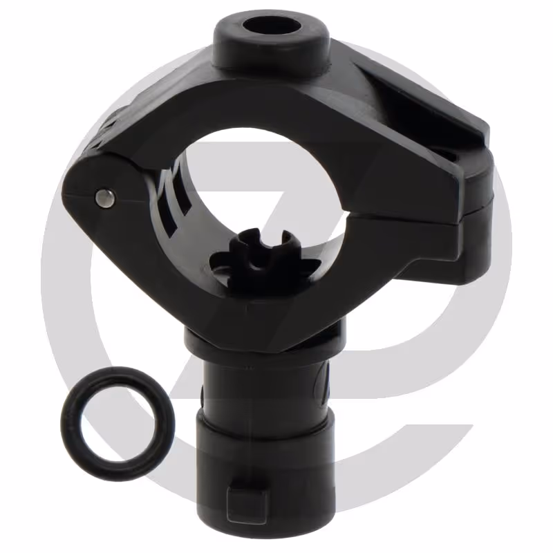 Porte-buse simple - avec attache - pour montage de tube - commander 1x vis 670V2B25F séparément