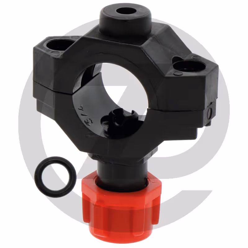 Porte-buse, simple - pour montage de tube, - commander 2x vis 670400101 séparément
