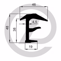 Profil, en caoutchouc