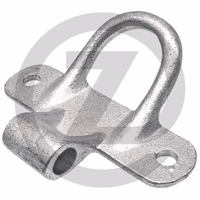 Raccord d'arrimage - partie supérieure. - Fermeture anti-panique 125 x 37 mm