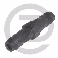 Raccord double - pour tuyaux avec Ø intérieur 3-4 mm