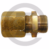 Raccord droit, à visser