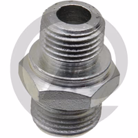 Raccord - M18 x 1,5 court avec cône, - M16 x 1,5 court sans cône