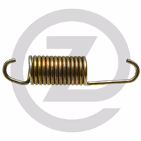 Ressort de rappel - pédale d'embrayage - longueur 98 mm - - Ø 3 mm