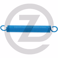 Ressort de traction - Ø intérieur : 13,4 mm - Ø du fil : 3,9 mm - longueur : 128 mm