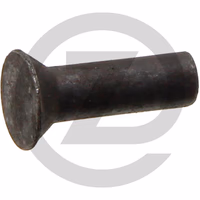 Rivet à tête plate
