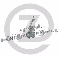 Roue dentée - 44 dents, M2.5, 1000 t/min.