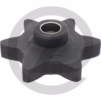 Rouleau guideur - avant, Ø 35 mm, pour chaine 78,5 mm - Ø ext. : 185 mm - 6 dents - Largeur : 60 mm - Ø alésage 35 mm