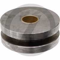 Rouleau guideur - pour chaine en acier 14x50 mm, rainure, Ø extérieur 135 mm, largeur 52 mm, Ø d'alésage 35 mm