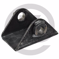 Sabot de ressort à lames, bas - bas - Ø bagues 24/20 mm