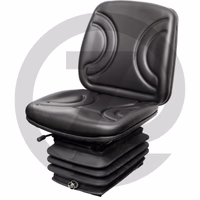 Siège à suspension pneumatique - complet, revêtement en PVC