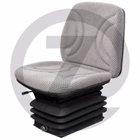 Siège à suspension pneumatique - complet, revêtement en tissu - largeur 420 mm