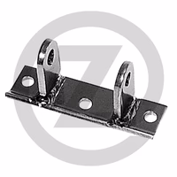 Support de charnière - complet, en inox