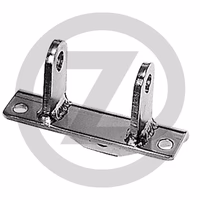 Support de charnière - complet, en inox