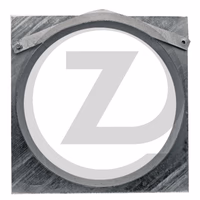 Support mural - (galvanisée) - 700 x 700 mm, - Ø intérieur : 620 mm - montage uniquement avec la bride 48071050